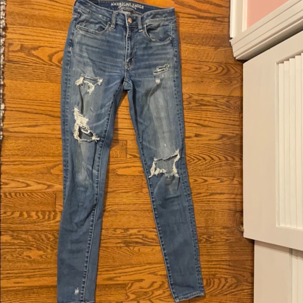 American eagle high rise jeans
